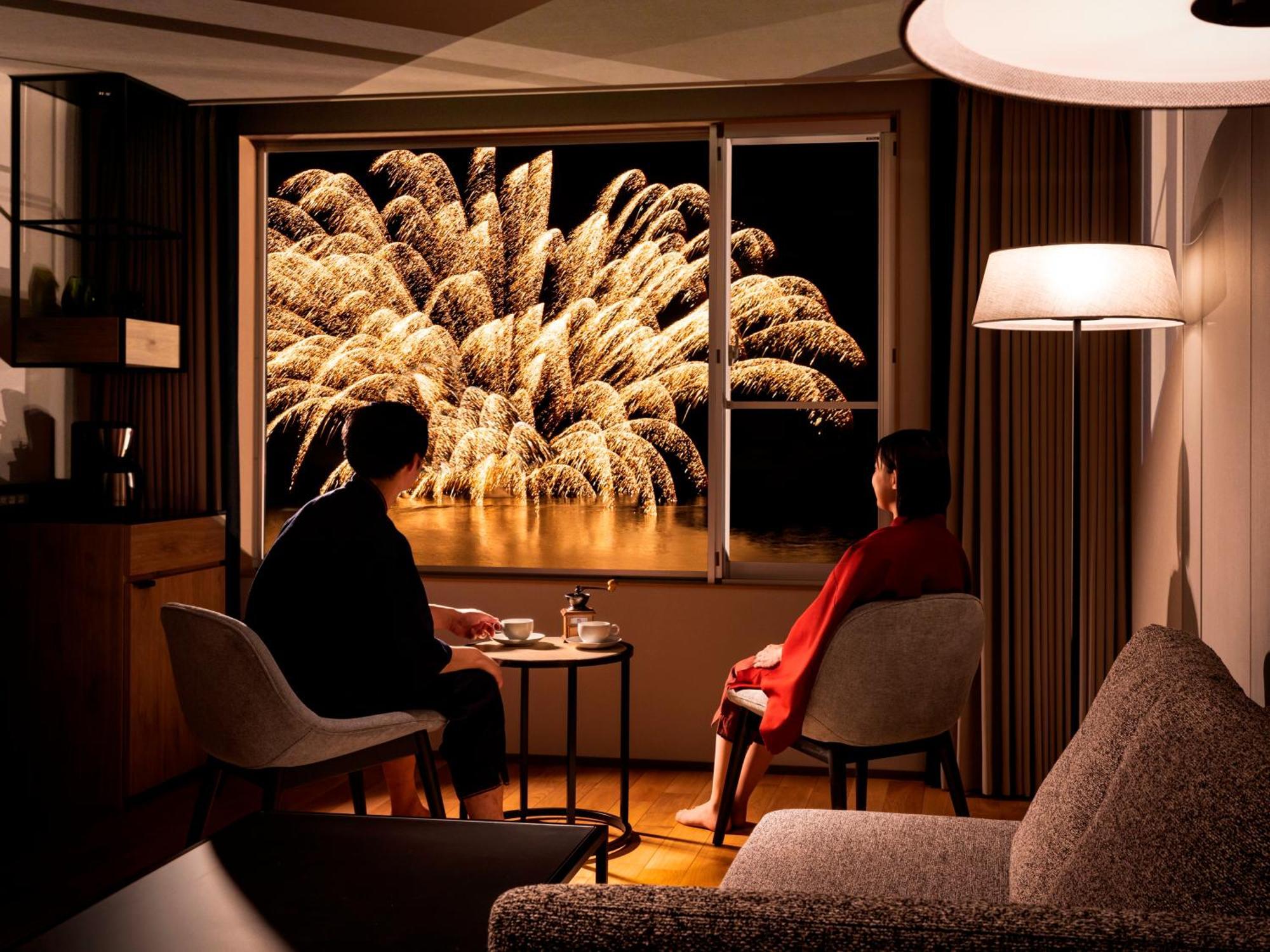 The Lake View Toya Nonokaze Resort Toyako Esterno foto