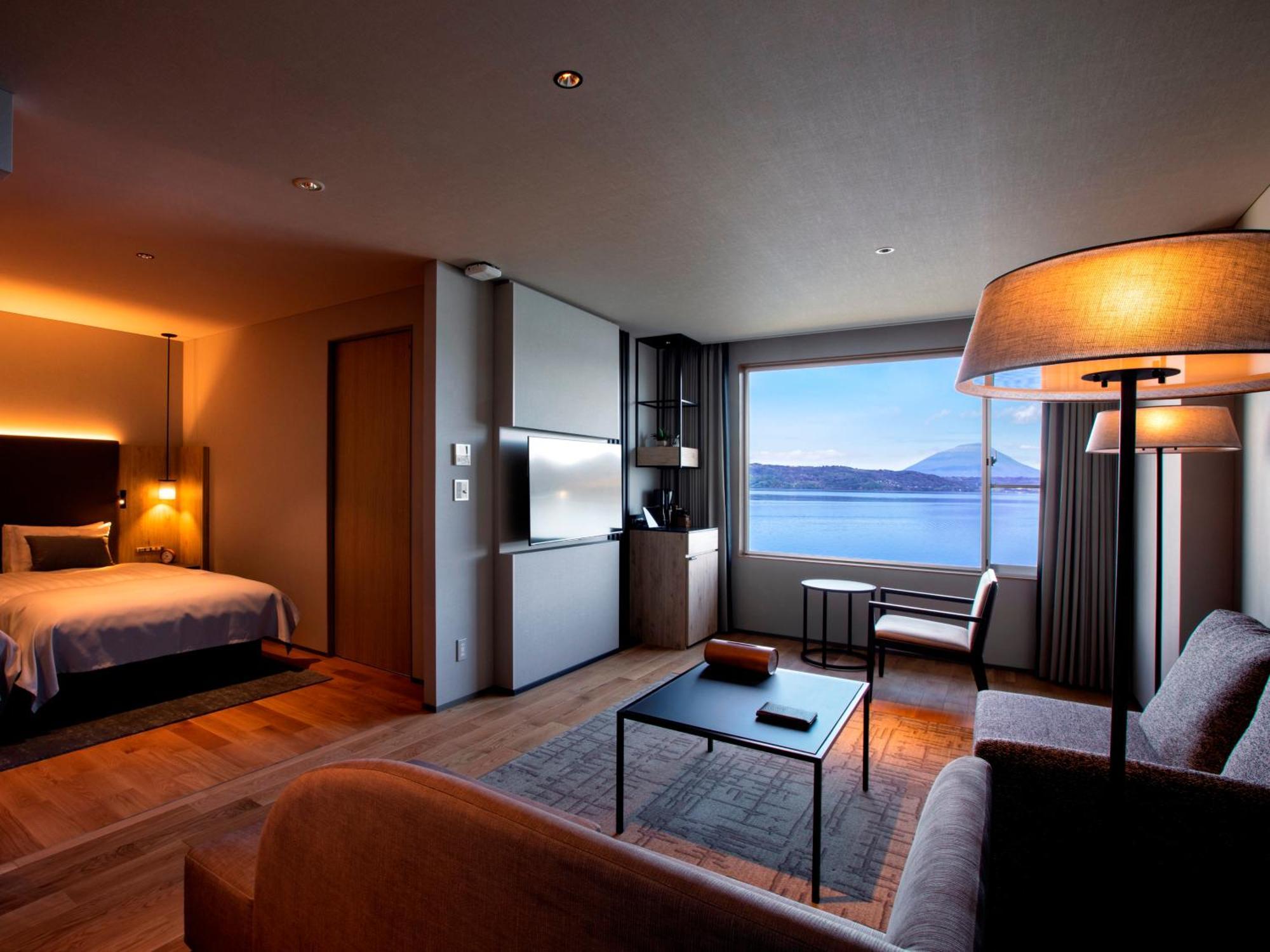 The Lake View Toya Nonokaze Resort Toyako Esterno foto