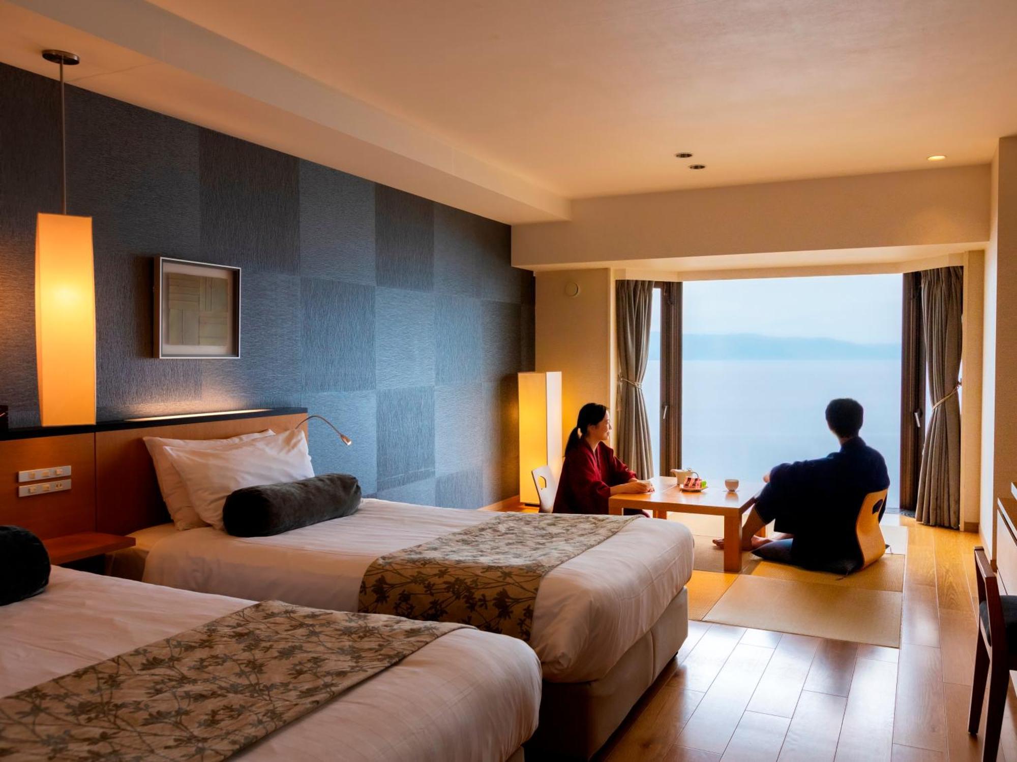 The Lake View Toya Nonokaze Resort Toyako Esterno foto